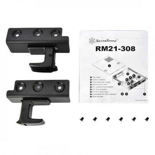 SilverStone RM21-308 Caja de Servidor de Montaje en Rack 2U 8x SAS/SATA