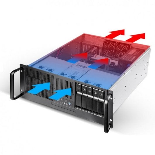 SilverStone RM41-H08 Armario Servidor Rack 4U ATX