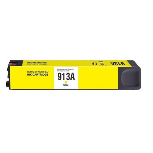 Inkpro Cartucho de Tinta Compatible con HP N913 Amarillo