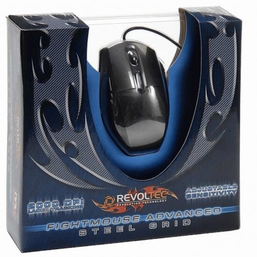 Revoltec RE061 FightMouse Advanced Ratón Gaming 2000 DPI
