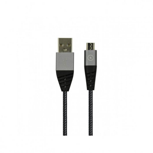 Muvit Tiger Cable Micro USB 2,4A 1,2m Gris
