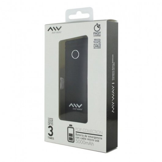 Munit Myway Powerbank 5000mAh 2x USB Negra