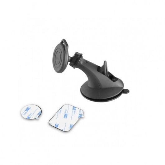 Muvit Soporte Coche Universal Ventosa Magnético Negro