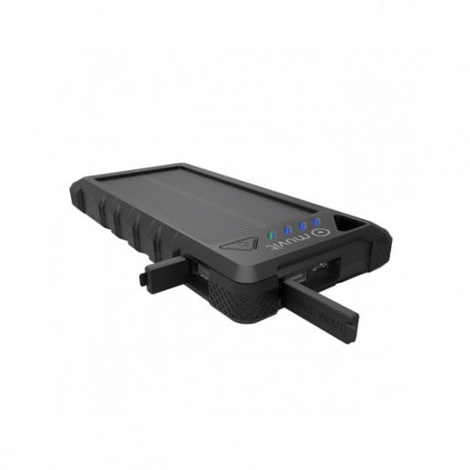 Muvit Powerbank Solar 16000 mAh 2 USB  IP67 Negra