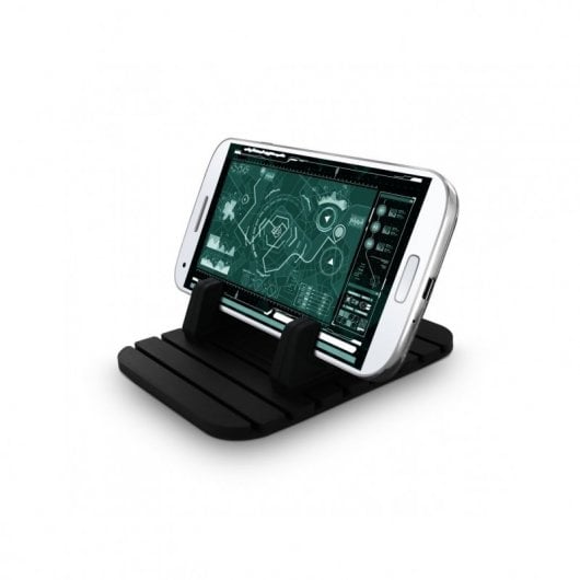 Muvit Soporte Coche Universal Alfombrilla Anti-deslizante Negra para Smartphone