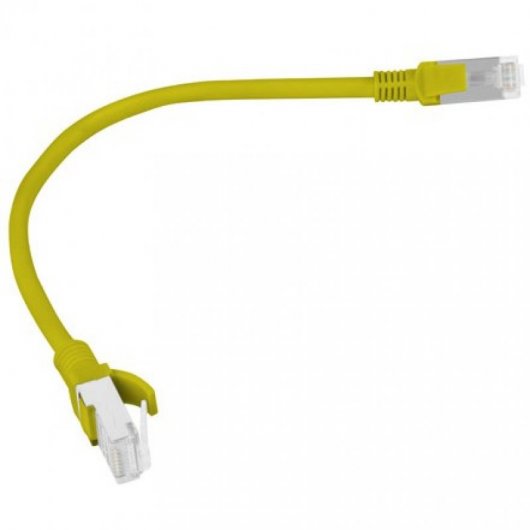 Lanberg Cable de Red RJ45 UTP Cat.5e 25cm Amarillo