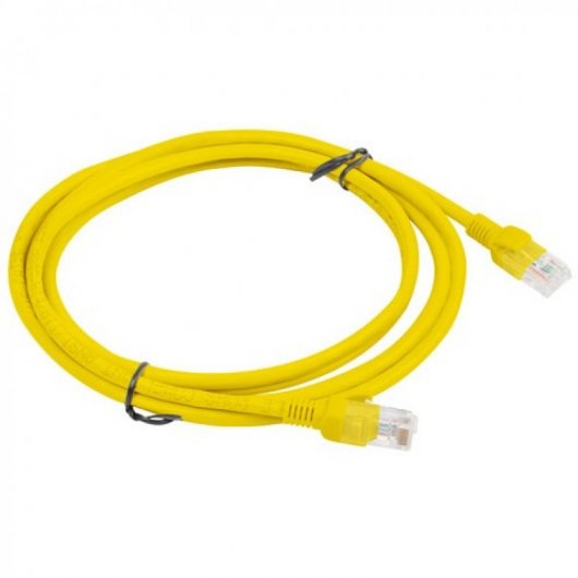 Lanberg Cable de Red RJ45 UTP Cat.5e 1.5m Amarillo