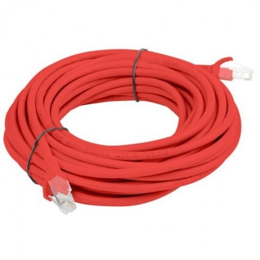 Câble réseau Lanberg RJ45 UTP Cat.5e 5m Rouge