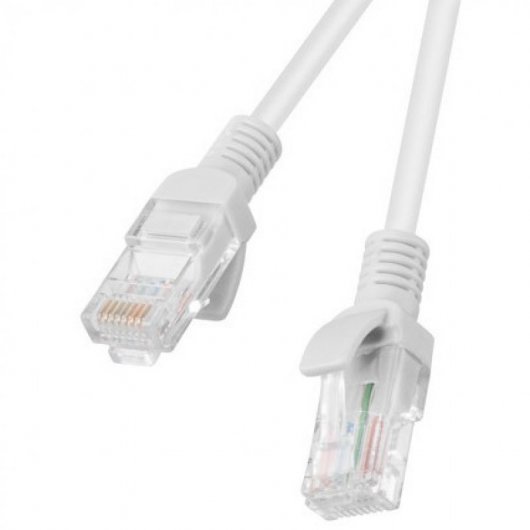 Lanberg Pack de 10 Cables de Red RJ45 UTP Cat.5e 25cm Gris