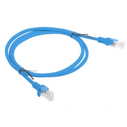 Lanberg Cable de Red RJ45 UTP Cat.6 1m Azul