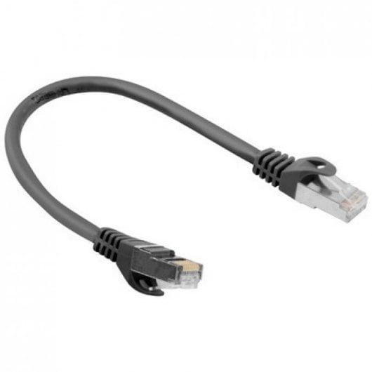 Lanberg Cable de Red RJ45 Cat.6 FTP 25cm Negro