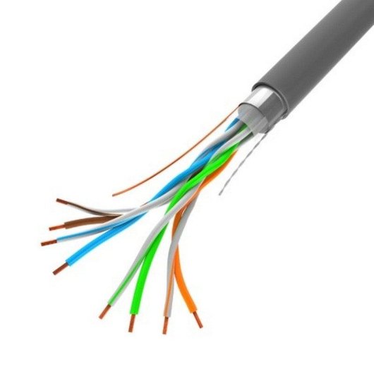 Lanberg Bobina Cable de Red RJ45 Cat.5 F/UTP Rígido CCA 305m Gris