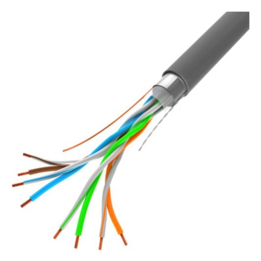 Lanberg Bobina Cable de Red RJ45 Cat.5 F/UTP Rígido CCA 305m Gris