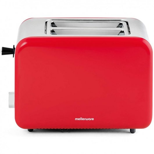 Mellerware Crispy! Tostadora 850W Rojo