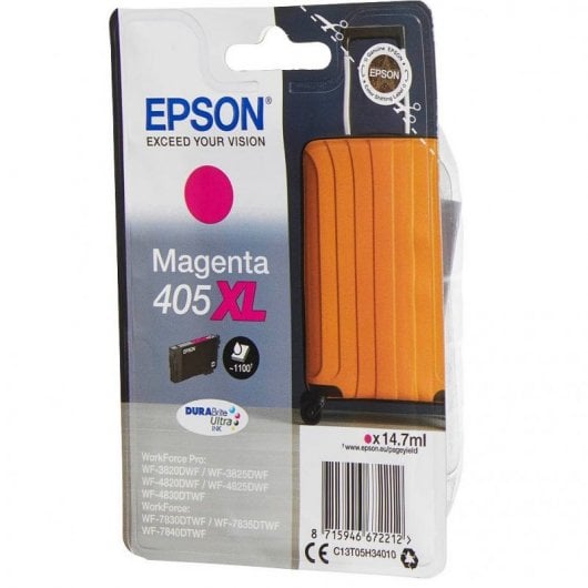 Epson Singlepack Magenta 405XL DURABrite Ultra Ink