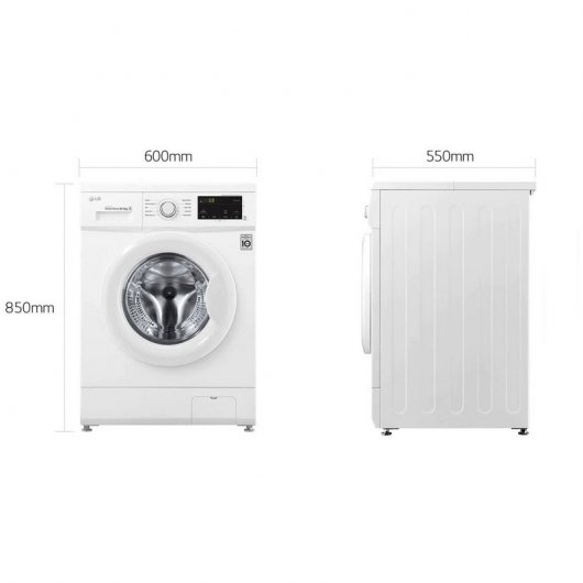 LG F4J3TM5WD Máquina de Lavar e Secar Roupa 8Kg/5Kg E Branca