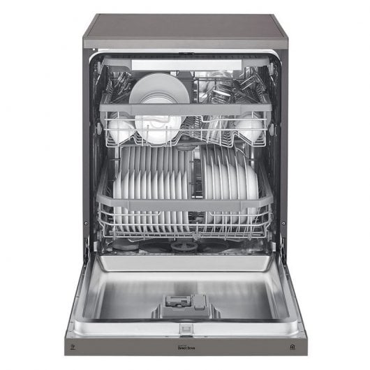 LG DF325FP Lavavajillas Capacidad 14 Cubiertos E Acero Inoxidable