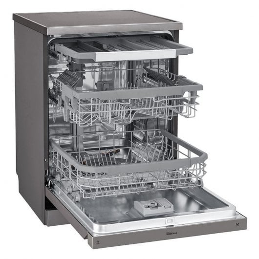LG DF325FP Lavavajillas Capacidad 14 Cubiertos E Acero Inoxidable