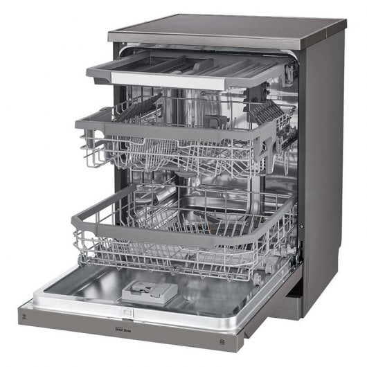 LG DF325FP Lavavajillas Capacidad 14 Cubiertos E Acero Inoxidable