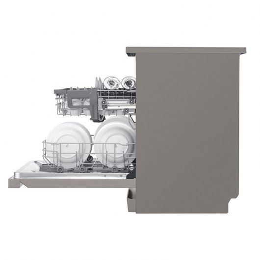 LG DF222FP Lavavajillas Capacidad 14 Cubiertos E Acero Inoxidable
