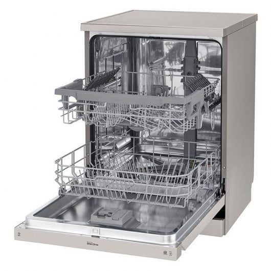 LG DF222FP Lavavajillas Capacidad 14 Cubiertos E Acero Inoxidable