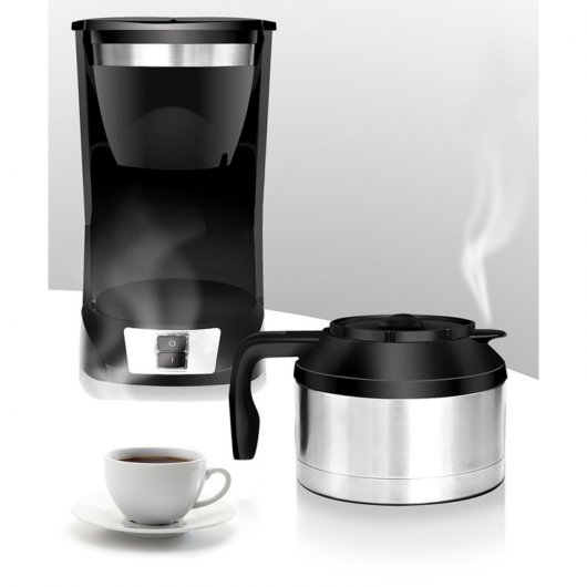 Sytech SYDC108T Cafetera de Goteo 10 Tazas 800W Negra