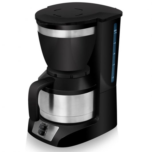 Sytech SYDC108T Cafetera de Goteo 10 Tazas 800W Negra