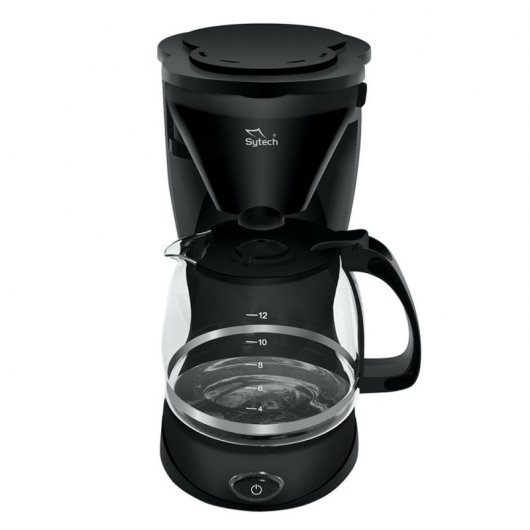 Sytech SYDC16 Cafetière goutte à goutte pour 12 tasses 800W Noir