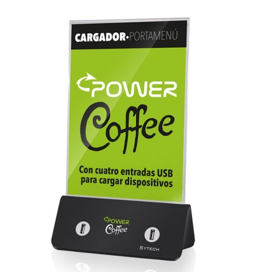 Sytech SYPWC13 Cargador de Sobremesa con 4 Puertos USB