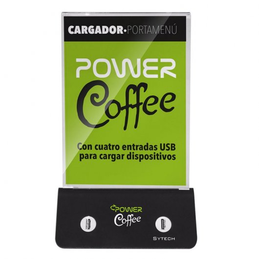 Sytech SYPWC13 Cargador de Sobremesa con 4 Puertos USB
