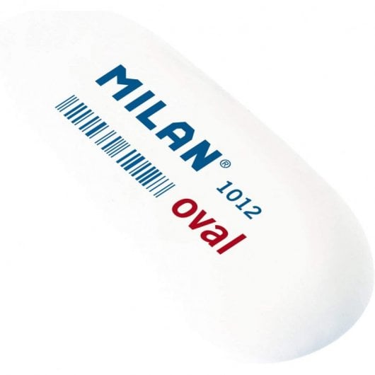 Milan Boite de 12 Gommes Ovales Milan 1012