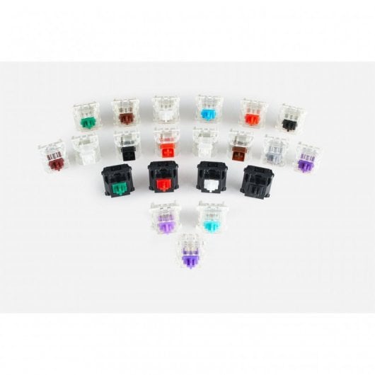 Glorious Pack 120 Interruptores Mecânicos Kailh Speed Silver para teclados GMMK