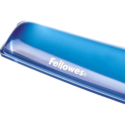 Fellowes Gel Crystal Reposamuñecas Azul
