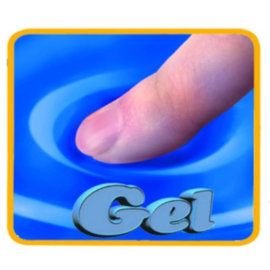 Reposamuñecas Fellowes 91137 Gel Crystal Blau Ergonomisch 480x57x26 mm