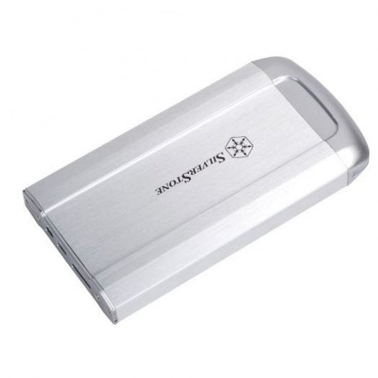 SilverStone MS05S Boîtier pour disque dur externe 2,5" avec baie 3,5" Argent