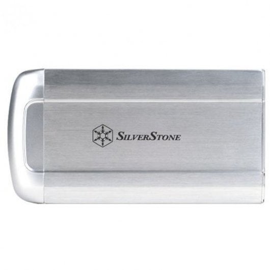 SilverStone MS05S Boîtier pour disque dur externe 2,5" avec baie 3,5" Argent