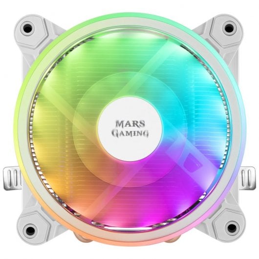 Ventola CPU Mars Gaming MCPU220 ARGB da 120 mm bianca