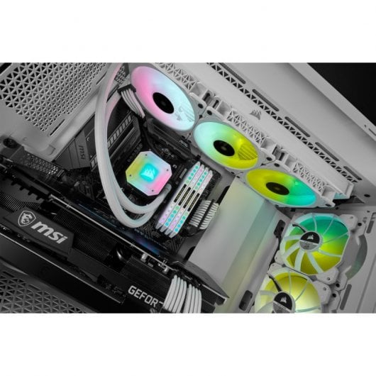 Corsair iCUE H150i ELITE CAPELLIX Kit de Refrigeração Líquida Branco