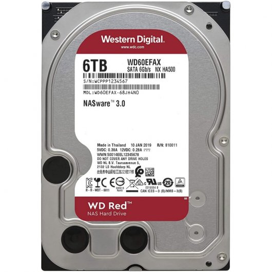 NAS WD Red 3,5" 6 To SATA3