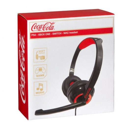 Indeca Coca-Cola Headset Gaming Multiplataforma