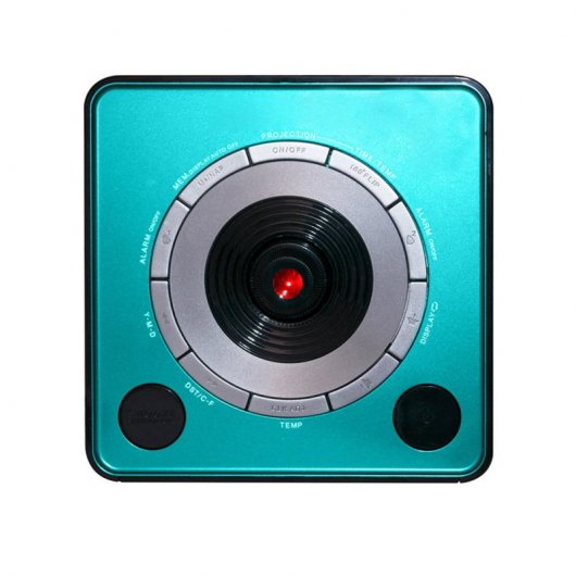 Sytech SY1034NG Radio Reloj Despertador con Proyección Azul