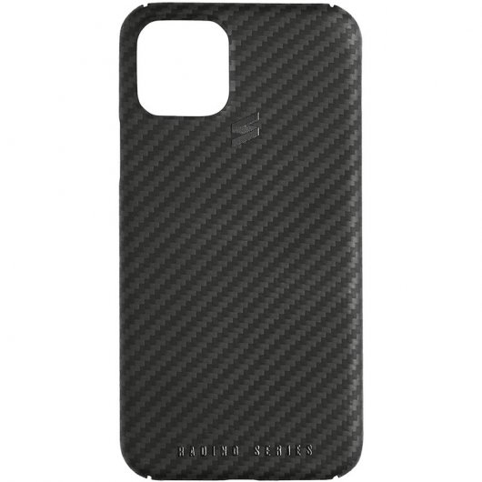 Suritt Racing Series Funda Negra de Fibra de Carbono para iPhone 12