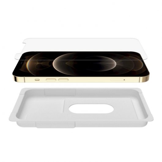 Protecteur d’écran antimicrobien Belkin ScreenForce UltraGlass pour iPhone 12 Pro Max