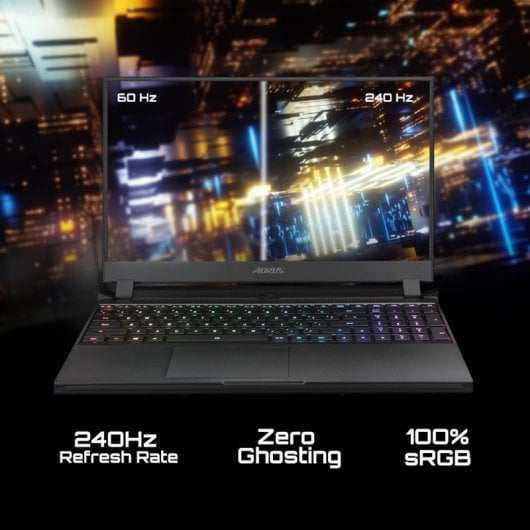 Gigabyte AORUS 15P KC-8ES2130SH Intel Core i7-10870H/16GB/512GB SSD/RTX 3060/15.6" Reacondicionado