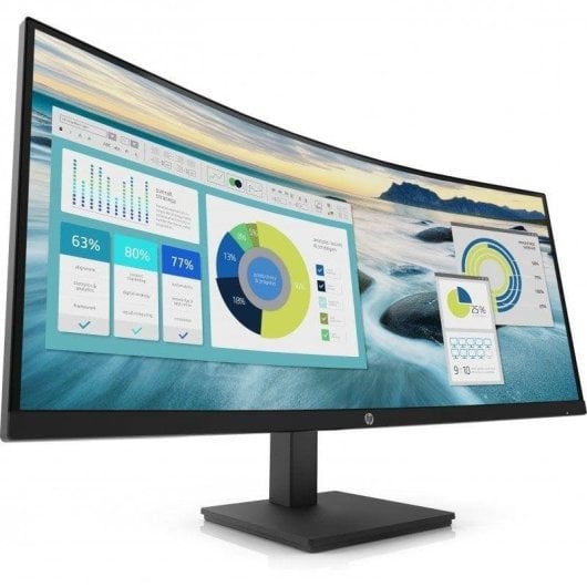 Monitor HP P34hc G4 34" UltraPanorámico WQHD 60Hz VA Curvo USB-C Altavoces 5ms
