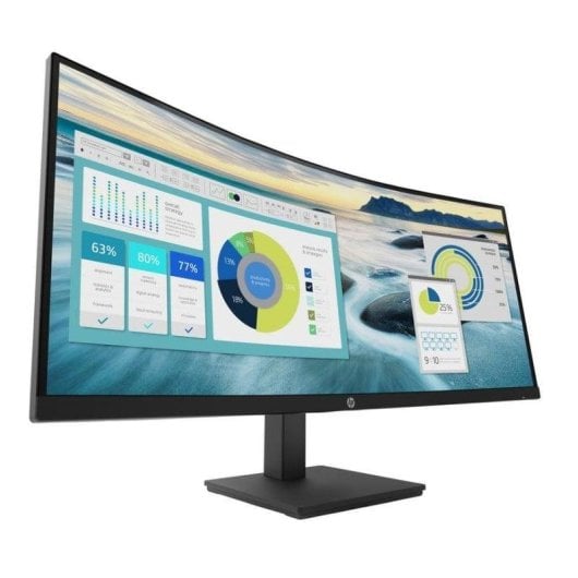 Monitor HP P34hc G4 34" UltraPanorámico WQHD 60Hz VA Curvo USB-C Altavoces 5ms