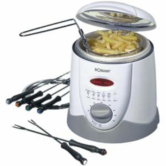 Friteuse Bomann FFR 1290 CB 1L 900W Compact Thermostaat Fondue