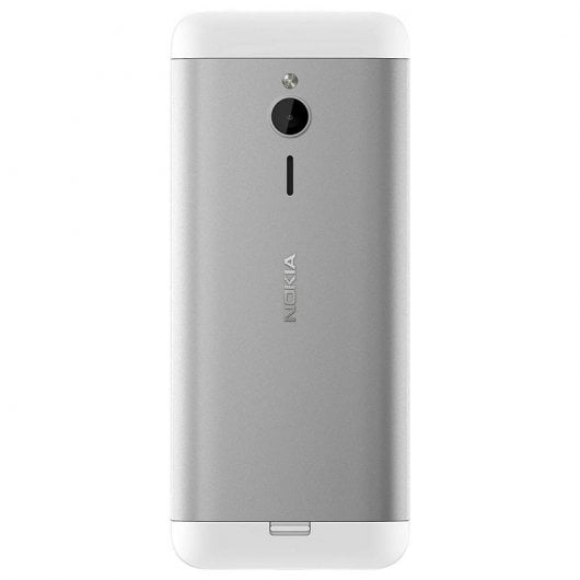 Nokia 230 Dual Sim Argento/Bianco Sbloccato