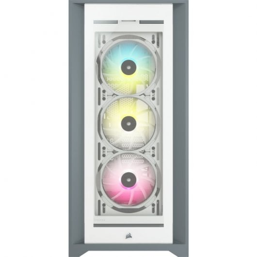 Corsair iCUE 5000X RGB Cristal Templado USB 3.0 Blanca