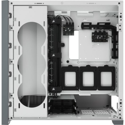 Corsair iCUE 5000X RGB Cristal Templado USB 3.0 Blanca